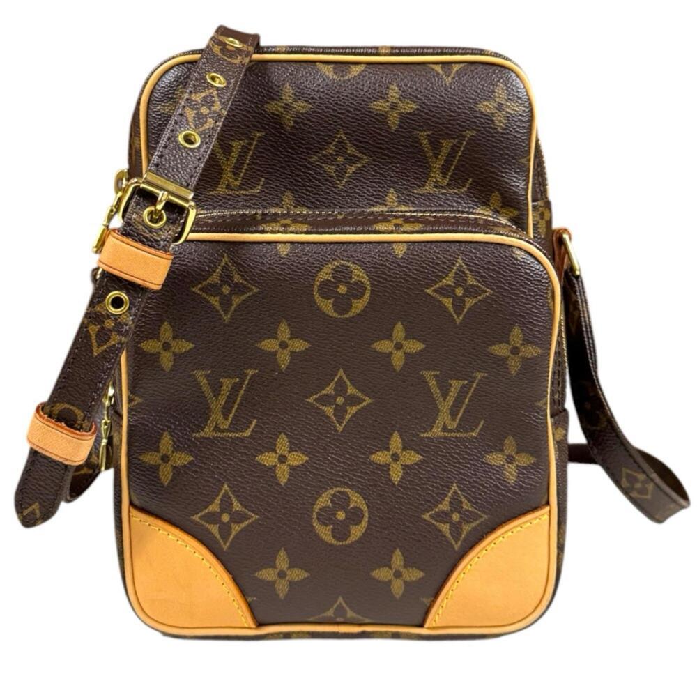 Louis Vuitton Amazon Monogram Shoulder Bag, Canvas M45236 Brown, Women's LOUI...